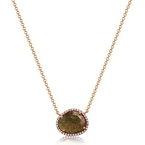 Organic Labradorite Necklace - 1