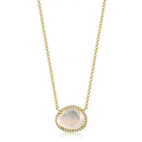 Organic Moonstone Necklace - 1