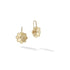 Petali Collection Diamond French Hook Flower Earrings - 1