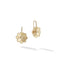 Petali Collection Diamond French Hook Flower Earrings - 2