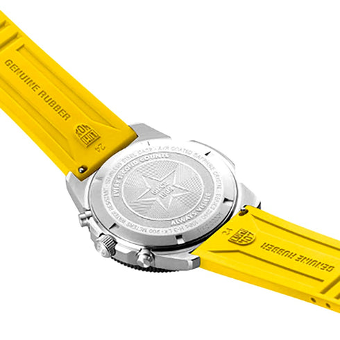 Pacific Diver Chronograph Diver Yellow Rubber Watch - 2