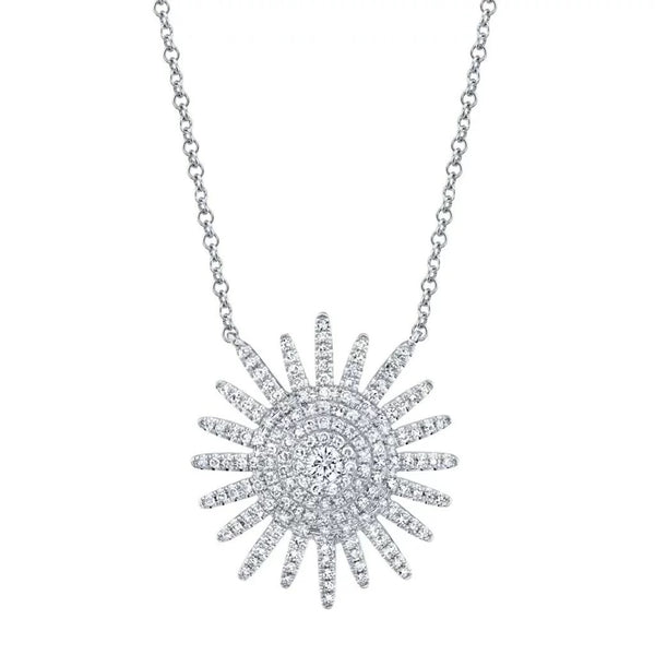 Diamond Starburst Necklace - 1