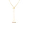 Designer Paperclip Chain Diamond Accent Toggle Closure Necklace - 1