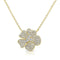 Diamond Flower Necklace - 1