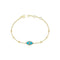 Turquoise & Diamond Evil Eye Bracelet - 1
