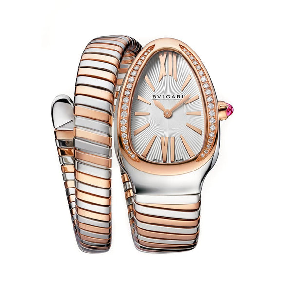 Serpenti Tubogas Watch Silver Opaline Dial Watch - 1