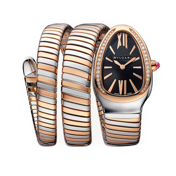 Serpenti Tubogas Watch Black Opaline Dial Watch - 1