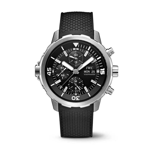 Aquatimer Chronograph Black Dial Watch - 1
