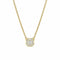 Adjustable Bezel Radiant Diamond Pendant - 1