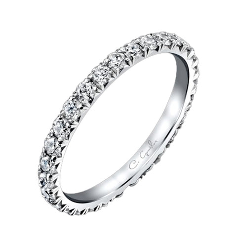 C. Gonshor 7277 Eternity Diamond Wedding Band - 1