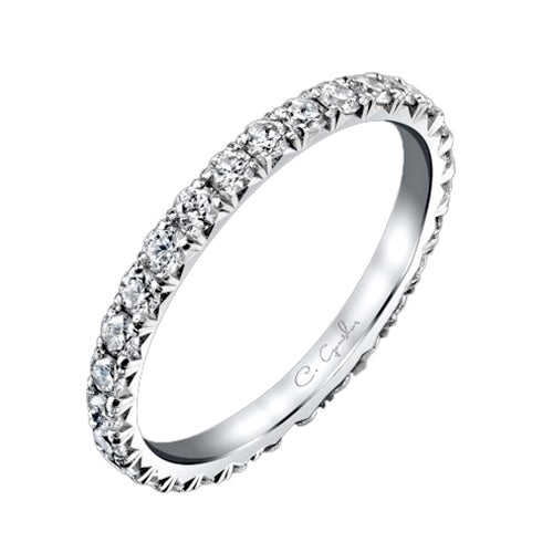 C. Gonshor 7277 Eternity Diamond Wedding Band - 1