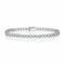 Shared Prong Oval Diamond Bracelet - 1