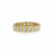 Bezel Emerald Diamond Eternity Ring - 1
