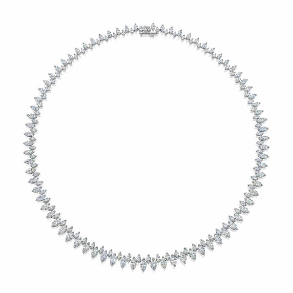 Collar Marquise Diamond Necklace - 1