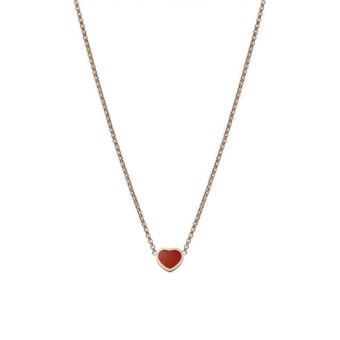 My Happy Hearts Heart Carnelian Pendant - 1