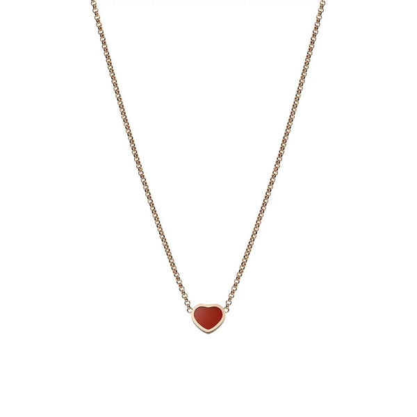 My Happy Hearts Heart Carnelian Pendant - 1