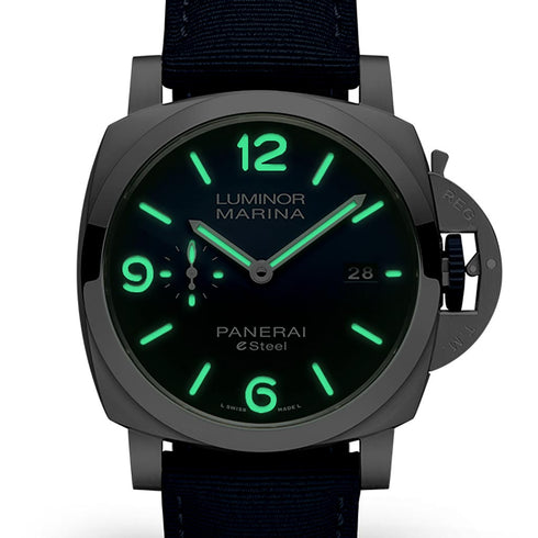 Luminor Marina ESteel Blu Profondo with Blue Dial Watch - 3