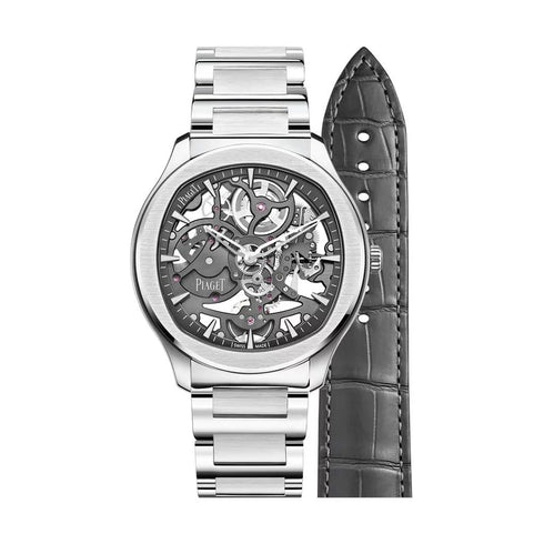 Steel Automatic Skeleton Watch - 1