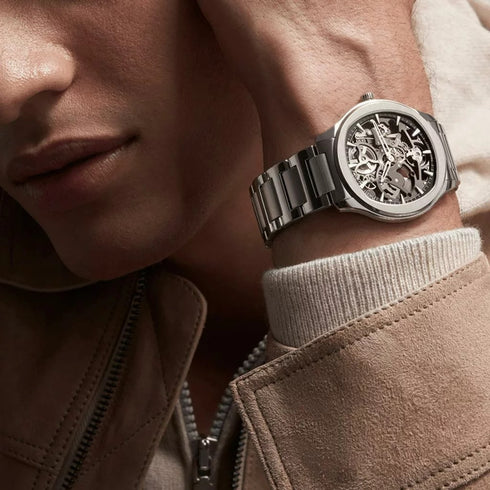 Steel Automatic Skeleton Watch - 2