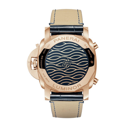 Luminor Marina Goldtech Blu Notte 44mm with Blue Sun-brushed Dial Watch - 2