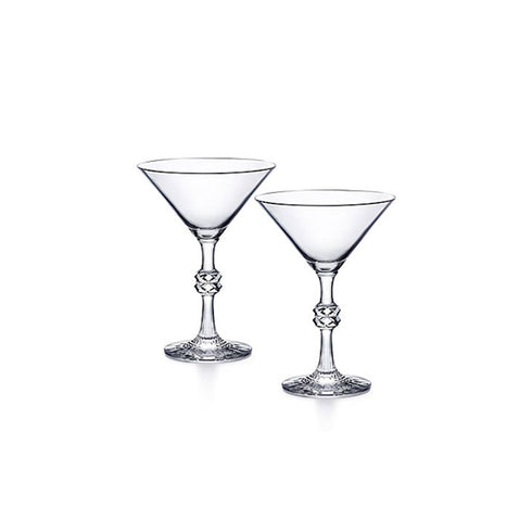 Crystal Jean-Charles Boisset Passion Set Of 2 Martini Glass - 1