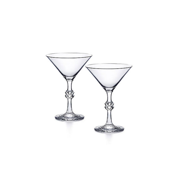 Crystal Jean-Charles Boisset Passion Set Of 2 Martini Glass - 1