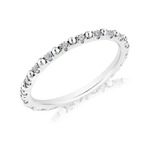 Beaded Eternity Ring - 1