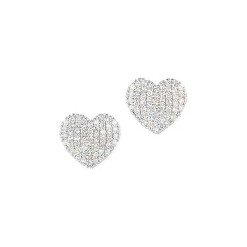 Mini Infinity Heart Studs - 1