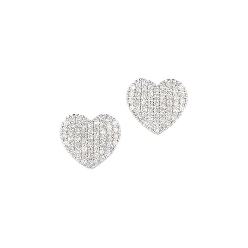 Mini Infinity Heart Studs - 2
