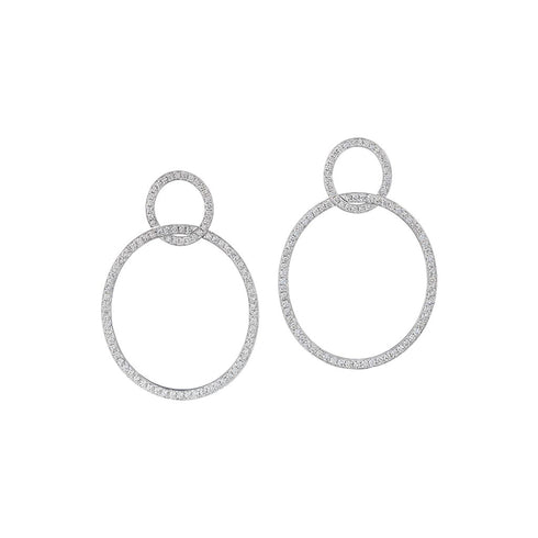 Dangle Diamond Earrings - 1