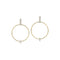 Diamond Loop Drop Earrings - 1