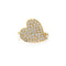 Heart Pave Diamond Ring - 1
