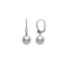 Classic Elegance White South Sea Cultured Pearl Lever Back Earrings - 1