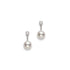 Classic Akoya Cultured Pearl And Diamond Drop Earrings - 1