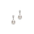 Classic Akoya Cultured Pearl And Diamond Drop Earrings - 2