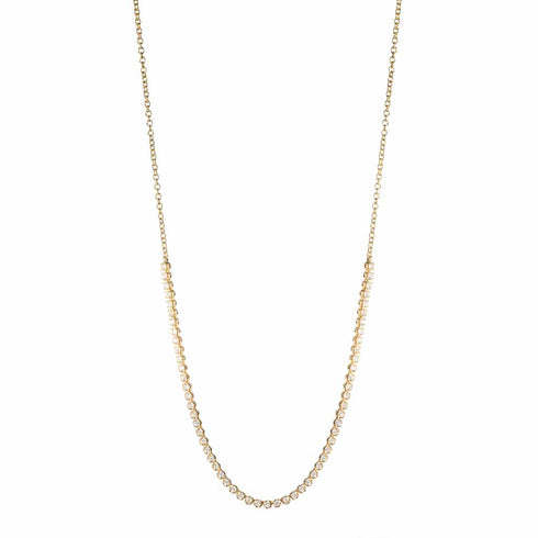 Tennis Diamond Necklace 0.65ct - 1