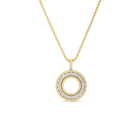 Siena Large Diamond Circle Necklace - 1