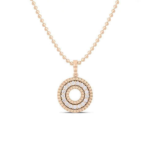 Siena Medium Diamond Circle Necklace - 1