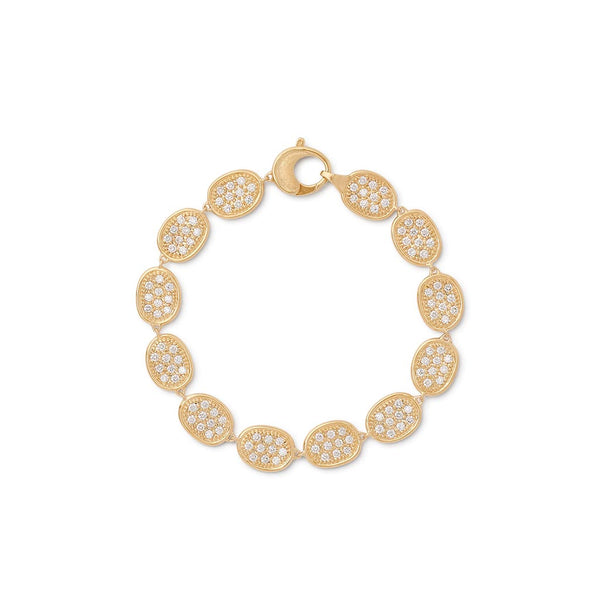Lunaria Diamond Pave Link Bracelet - 1