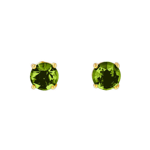Amalfi Green Envy Topaz Round Studs - 1