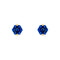 Amalfi English Blue Topaz Hexagon Studs - 1