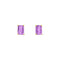 Amalfi Rose De France Emerald Cut Studs - 1