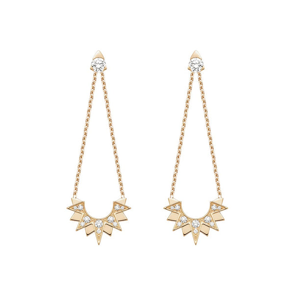Piaget Sunlight Sunlight Dangle 48mm Diamond Earrings - 1