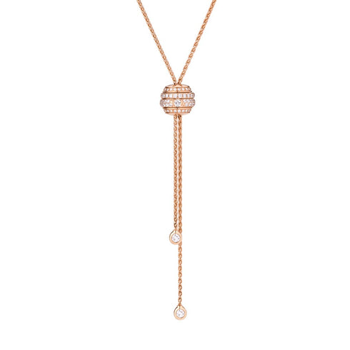 Possession Spinning Lariat Diamond Pendant - 1