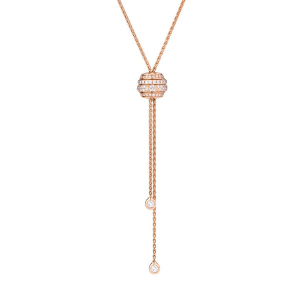 Possession Spinning Lariat Diamond Pendant - 1