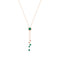 Possession Spinning Lariat Diamond And Malachite Pendant - 1