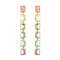 Amalfi Emerald Cut Pastel Midi Drop Earrings - 1