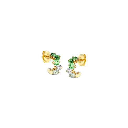 Green Mix Mini Hoops - 1