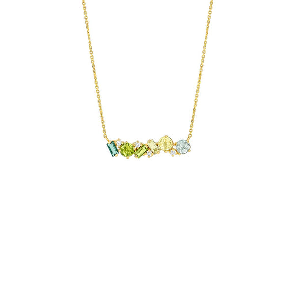 Amalfi Blend Green Ombre Pendant - 1