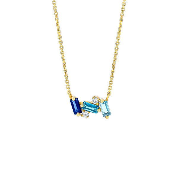 Amalfi Mini Burst Dark Blue Mix Pendant - 1